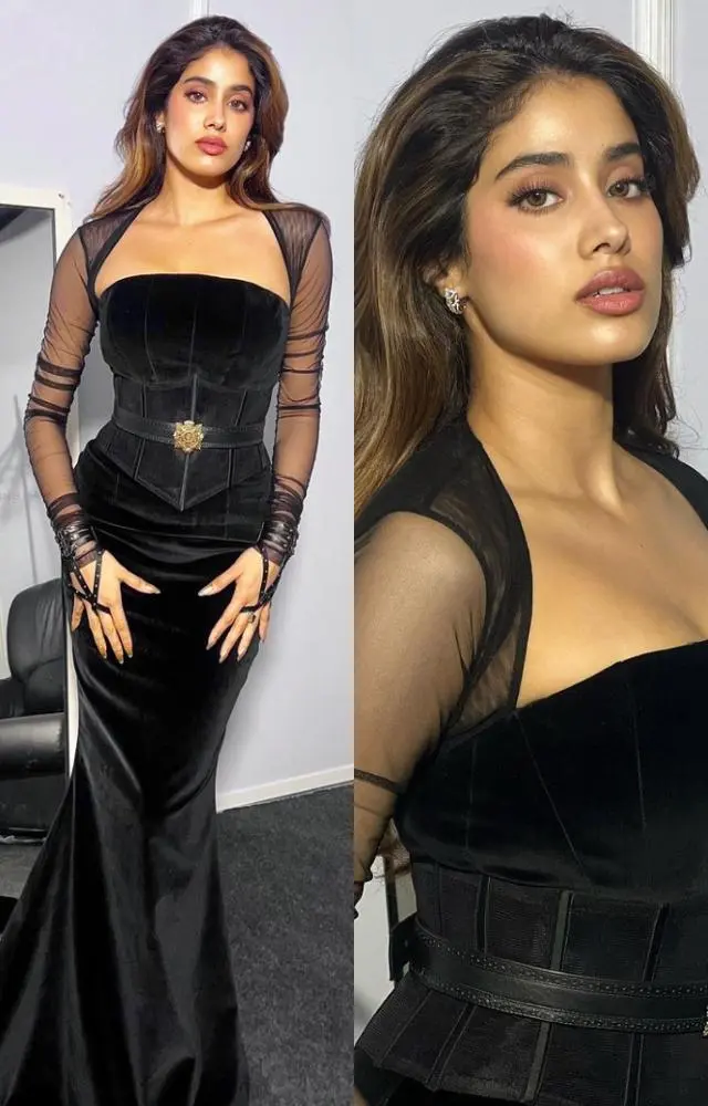 Janhvi Kapoor goes black!