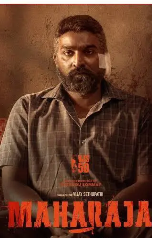 Maharaja is a Tamil action thriller  Vijay Sethupathi and Anurag Kashyap. The plot follows a barber`s quest for vengeance after a burglary disrupts his life.