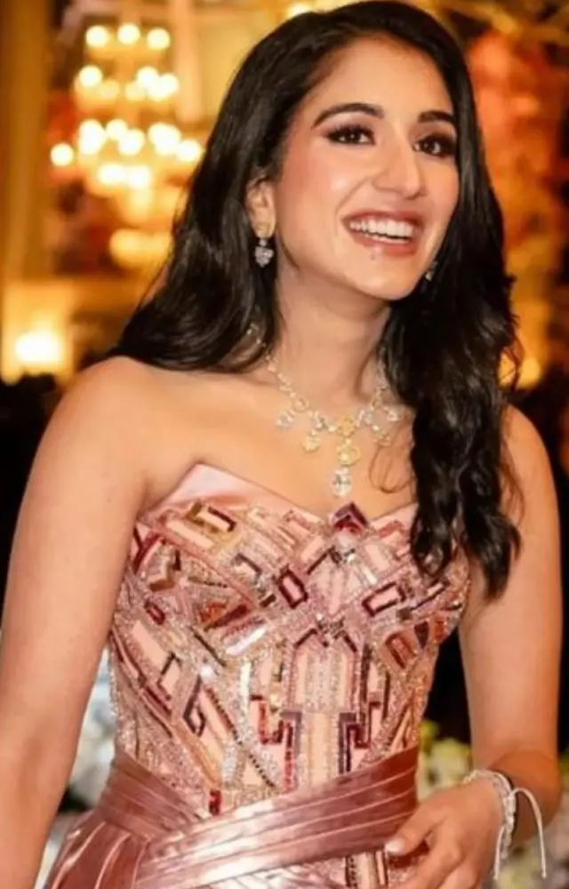 Radhika dons custom Versace on Day 1