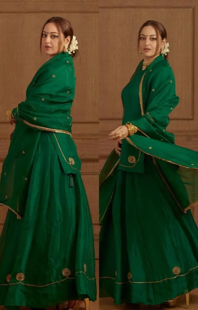 Sonakshi Sinha in green