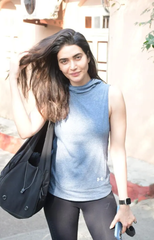 Karisma Tanna was clicked in the city