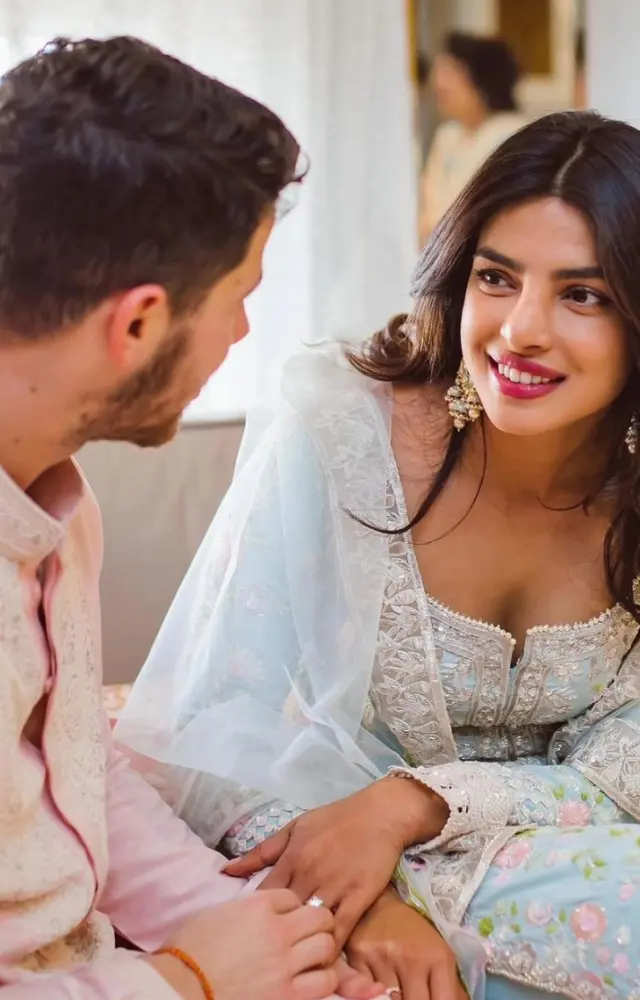 Now, a few inside pictures from their pre-wedding festivities have surfaced on the internet, and they are all things love