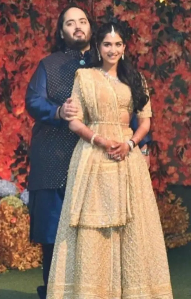 Anant Ambani and Radhika Merchant are currently rejoicing at their pre-wedding bash in Jamnagar. We share throwback pictures of their engagement