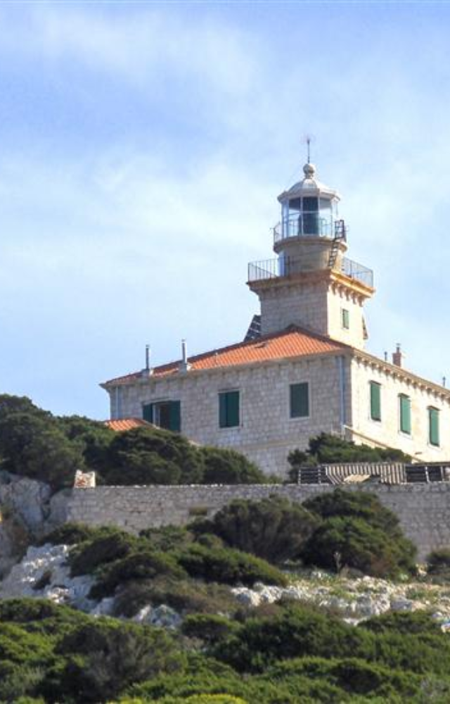 Only one family lives here to maintain the historic lighthouse. Supplies come by boat; everything else is done by hand.
