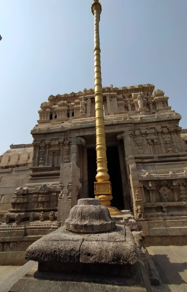 Its famous hanging pillar touches the ground only at one corner, defying gravity and bamboozling engineers even today.

