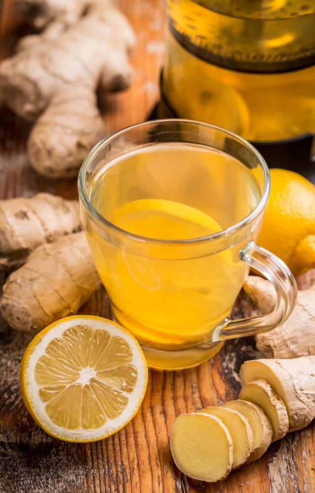 Ginger stimulates digestion and circulation, helping your body sweat out toxins and fight inflammation naturally.
