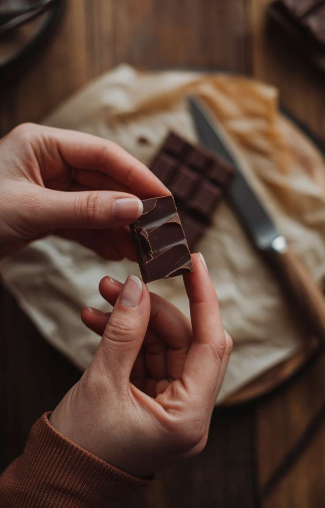 The flavonoids and caffeine in dark chocolate stimulate brain function, improve mood, and trigger imaginative thinking.
