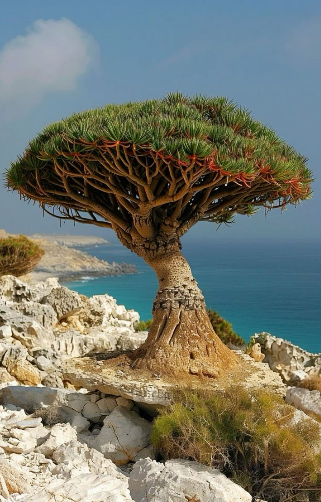 Dubbed the “Galápagos of the Indian Ocean,” its alien-looking dragon’s blood trees and unique flora exist nowhere else on Earth.
