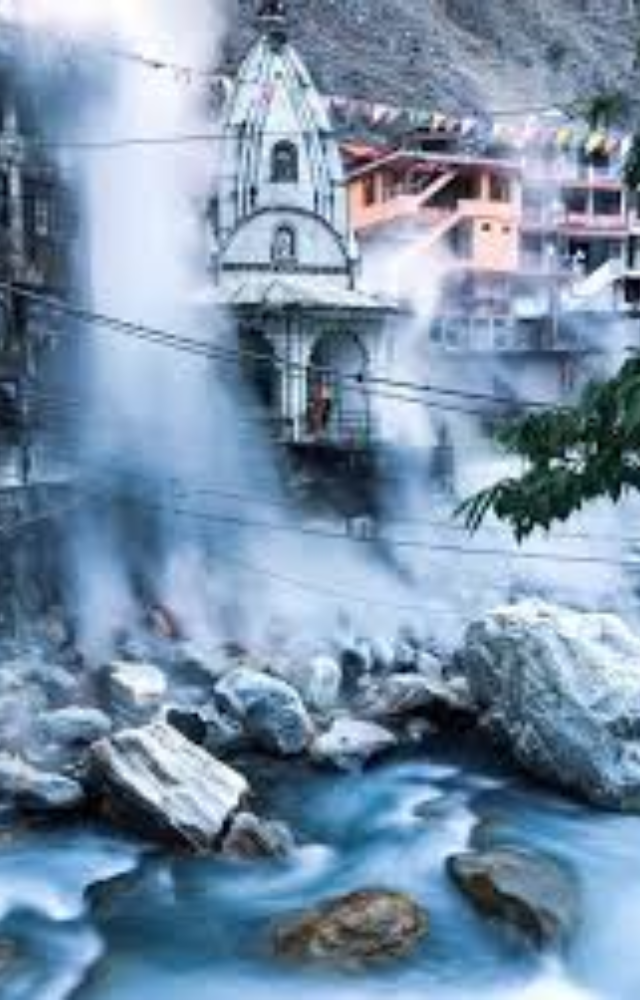 Once a year, a natural Shivling emerges in hot springs at Manikaran. Pilgrims gather in awe to witness this rare spiritual and geological event.
