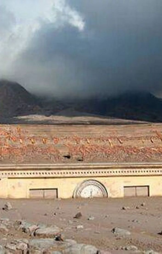 This Caribbean capital was buried in volcanic ash in 1997. It remains abandoned, yet officially the capital.

