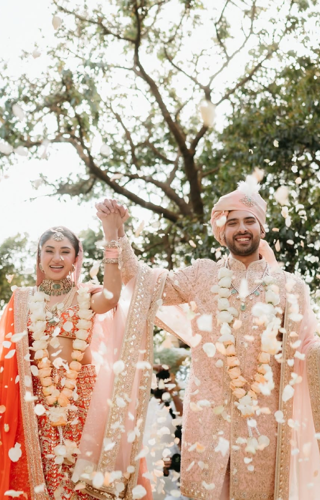 On Thursday, the couple took to social media and shared their first picture as newlyweds. Sharing a joint post, their caption reads, 'Tu hi mera ghar.'