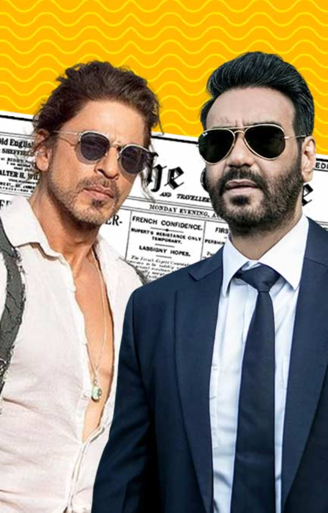 Although Shah Rukh Khan worked on multiple blockbusters with Ajay Devgn`s wife, Kajol, the male duo never worked in a film together.