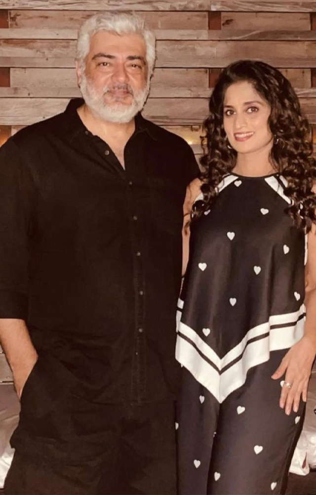 Ajith and Shalini first crossed paths while working on the film `Amarkalam,` and their connection blossomed into a deep and enduring love.