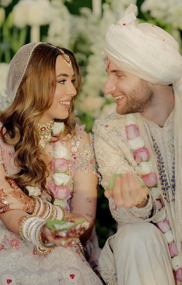 Anurag Kashyap`s daughter Aaliyah married her long-time boyfriend Shane Gregoire in a traditional Indian ceremony on December 11.