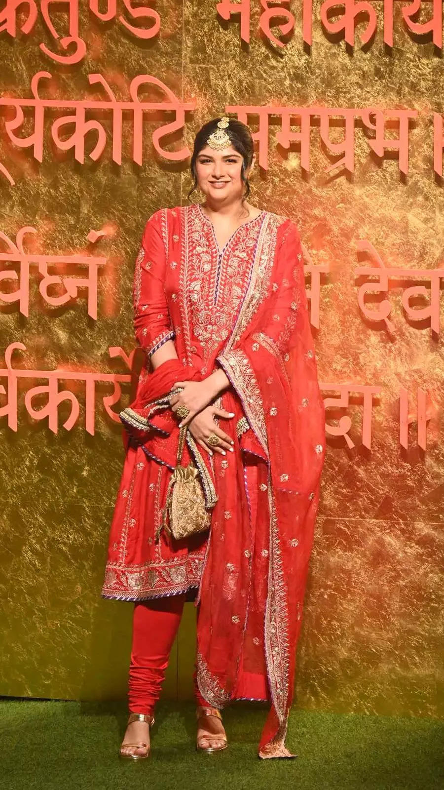 Arjun`s sister Anshula Kapoor was also spotted at the Ambani Ganesh Utsav.
