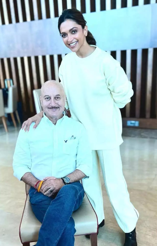 Anupam Kher owns an acting school where he has trained several A-league Bollywood stars. Deepika Padukone was one of his students.