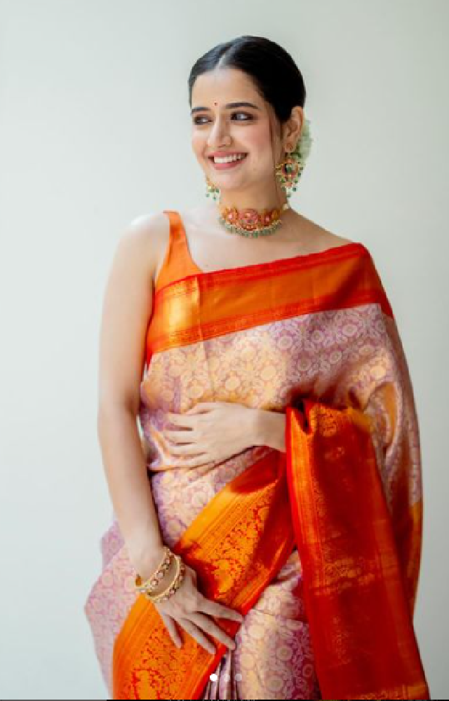 Ashika Ranganath`s Ugadi look 2024
