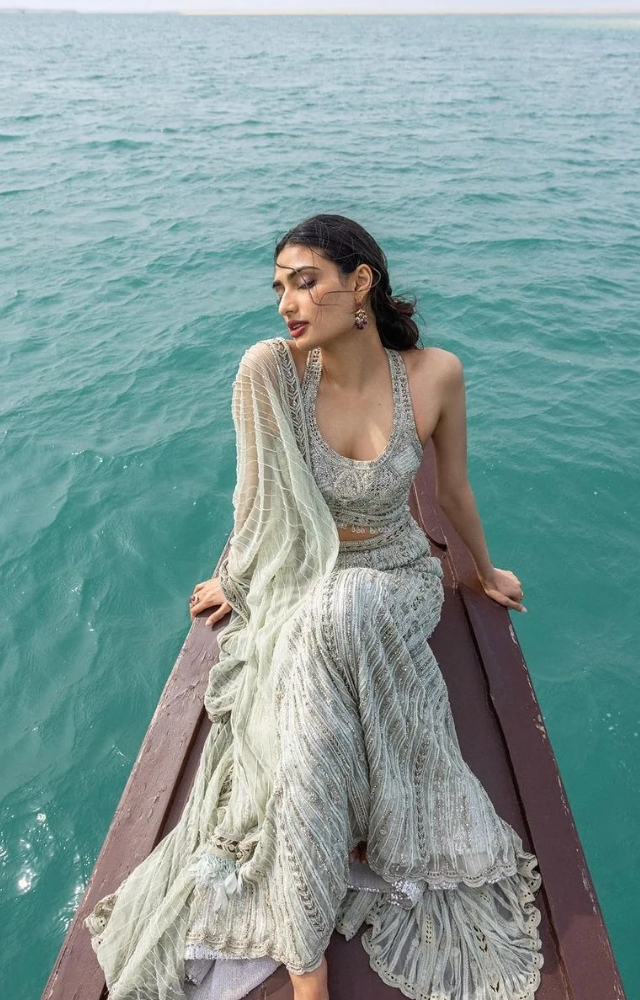 She’s the daughter of Bollywood star Suniel Shetty and has grown up surrounded by the film industry.