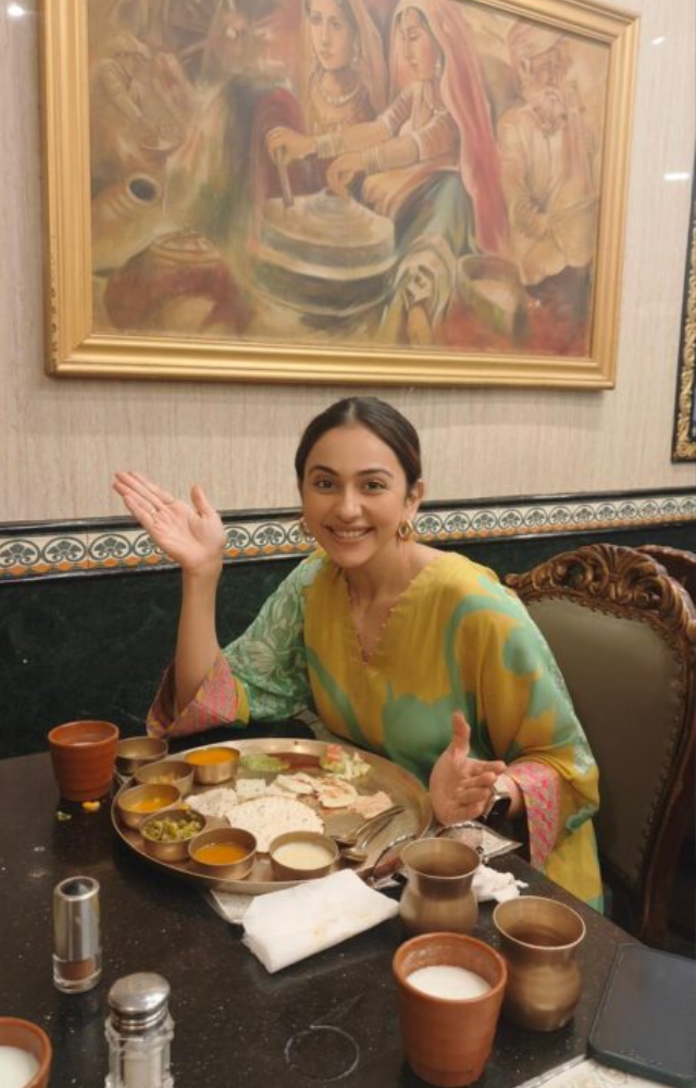 Bollywood actors often work in South India or interact with South Indian culture, and enjoying local cuisine is part of their immersive experience.