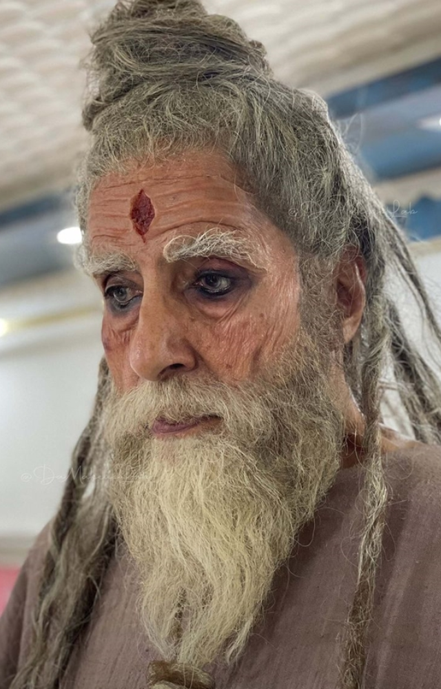 In this latest sci-fi Telugu film, Amitabh Bachchan played the role of Ashwatthma alongside the Baahubali star Prabhas.
