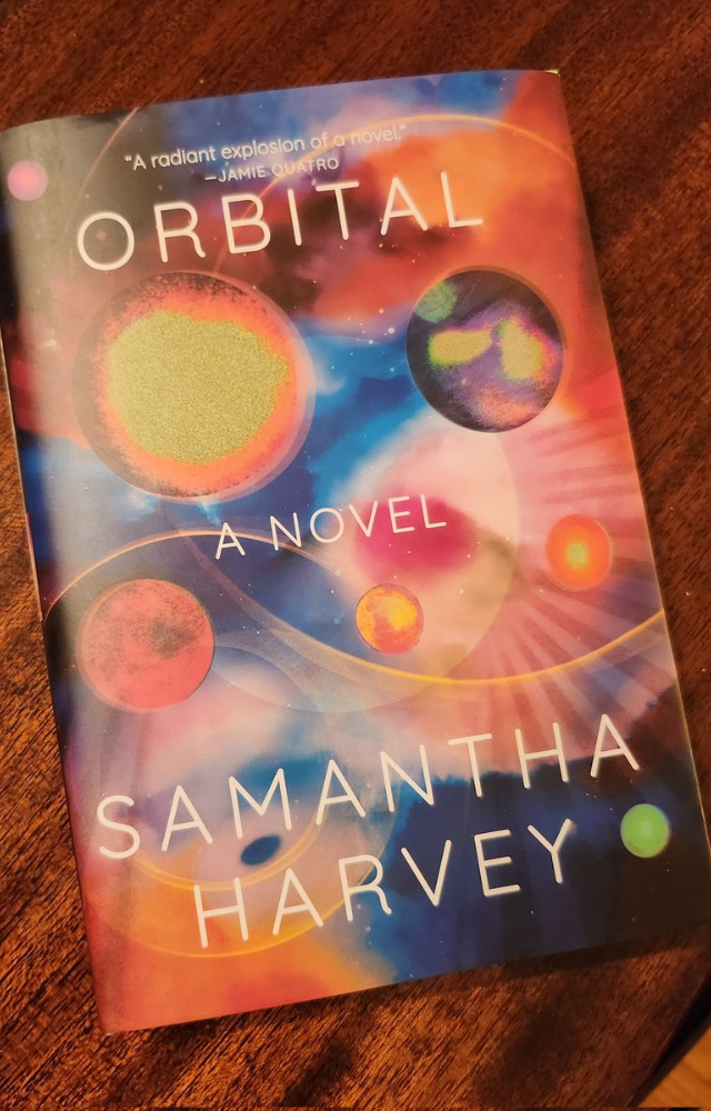 The fiction novel follows the story of six astronauts orbiting the earth. The story tackles subjects of hope and the beauty of life.