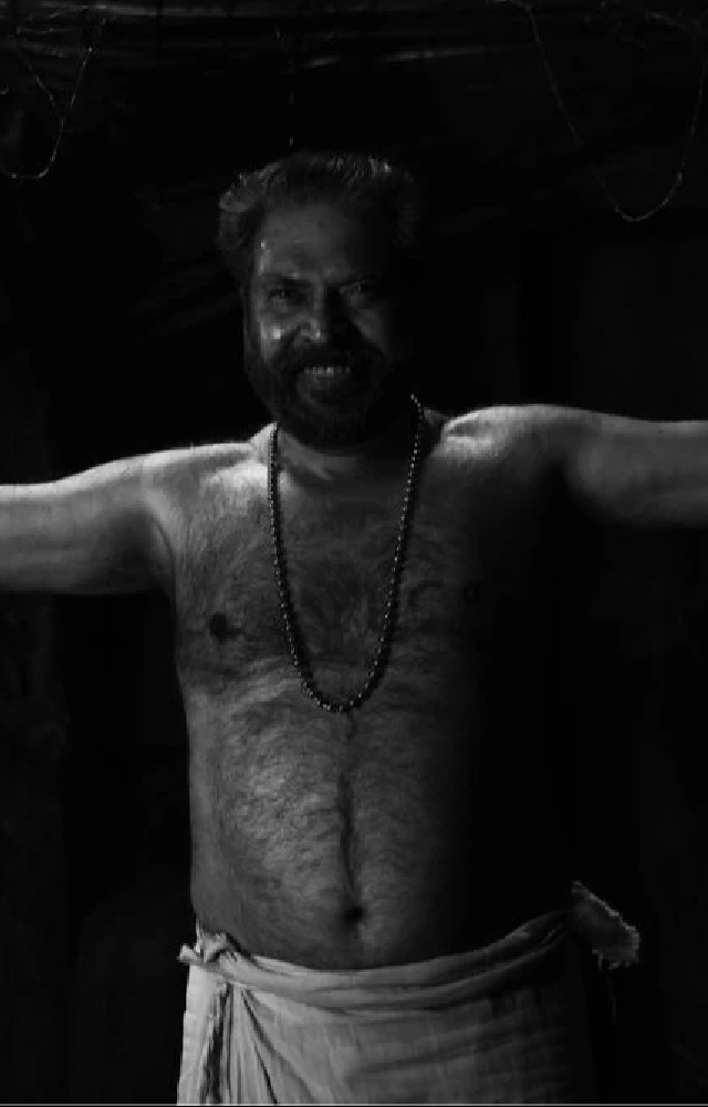 Bramayugam” is set in the age-old Kerala, where Tantra/Maya was an everyday reality.
The film revolves around enigmatic characters and mysterious locales.