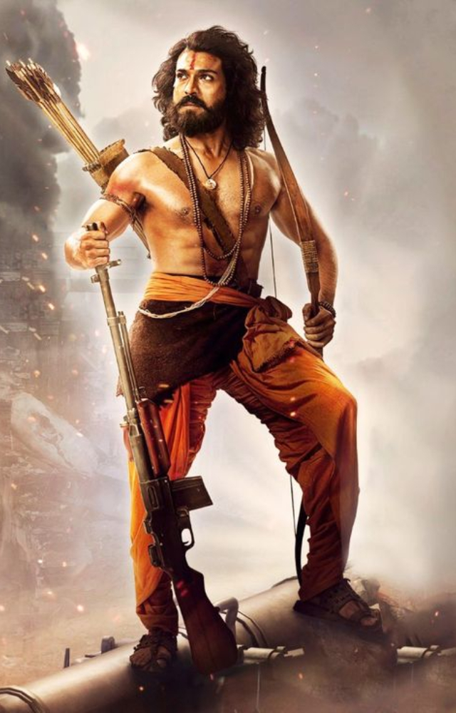 The SS Rajamouli film saw Ram Charan as a brave and fierce warrior in an epic saga set in the pre-independence era. It also starred Jr. NTR in the lead.