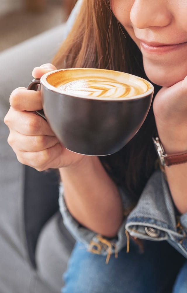 Coffee contains caffeine, a central nervous system stimulant that is known to fight fatigue and boost your energy levels.