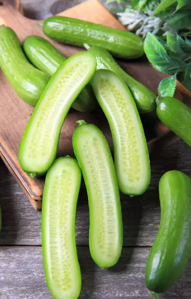 Another vital food to add to your diet, cucumbers are mostly made of water. It also has important elements like vitamin K, potassium, and magnesium.