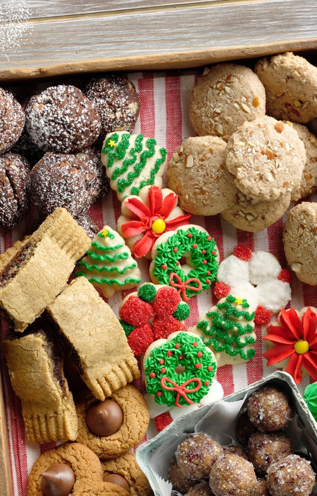 Enjoy baking cookies, cakes, and other festive treats.