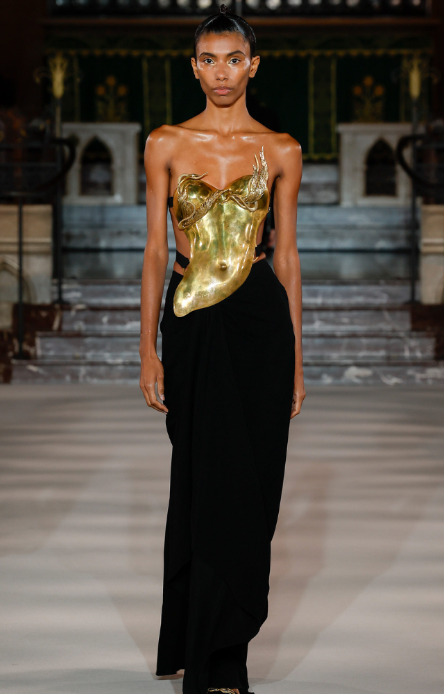Gaurav Gupta reinvents fashion with edgy designs at India Couture Week, blending futuristic styles and Indian elegance.