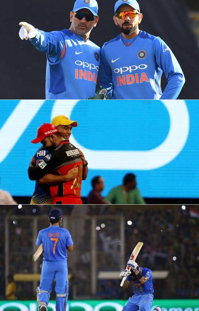 Heartwarming Pics Of Dhoni And Kohli