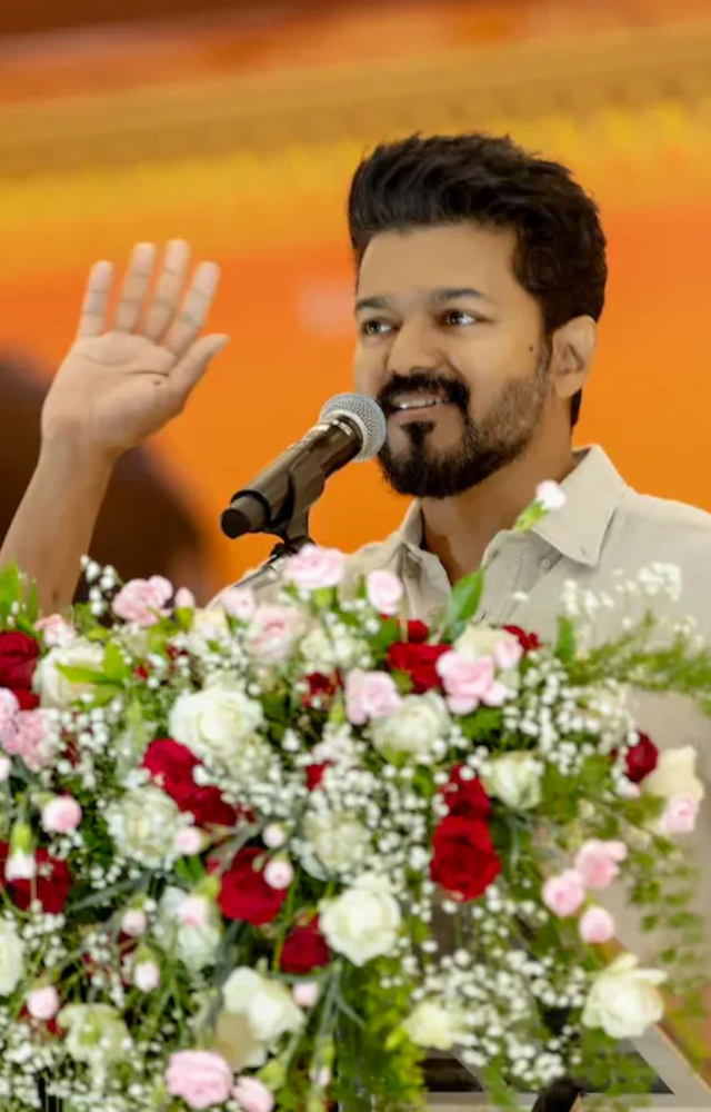 Thalapathy Vijay has announced his plan to enter active politics. The actor announced the name of his political party `Tamizhaga Vetri Kazhagam`.