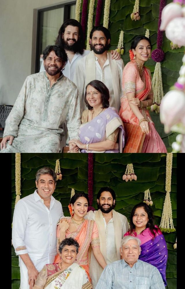 The couple exchanged rings in a private ceremony, with Naga`s father, superstar Nagarjuna, sharing the official photos and a heartfelt message on social media