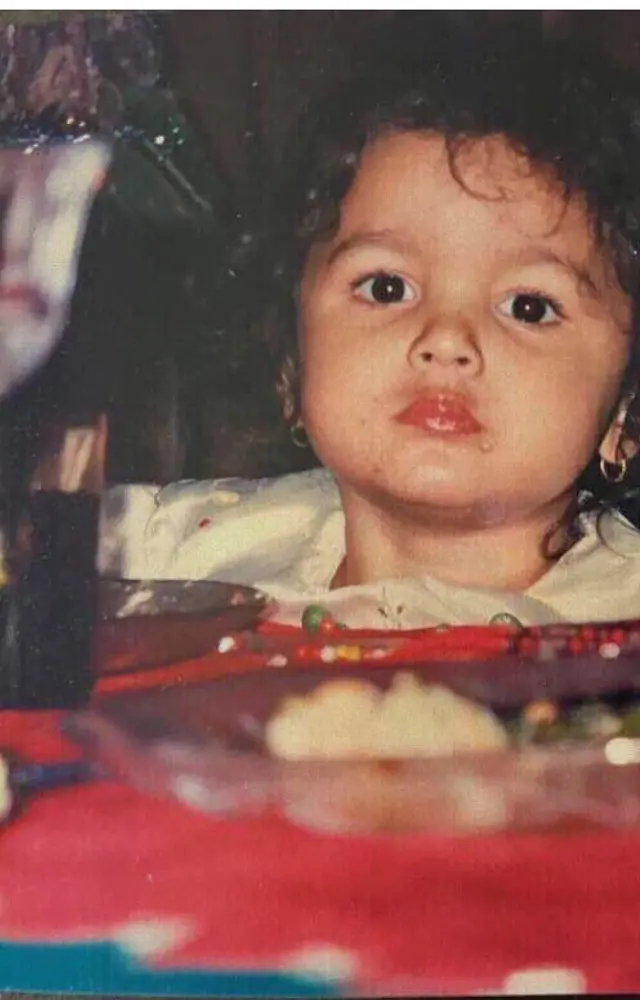 Can you recognize this cute little kid? It is our Alia enjoying her food