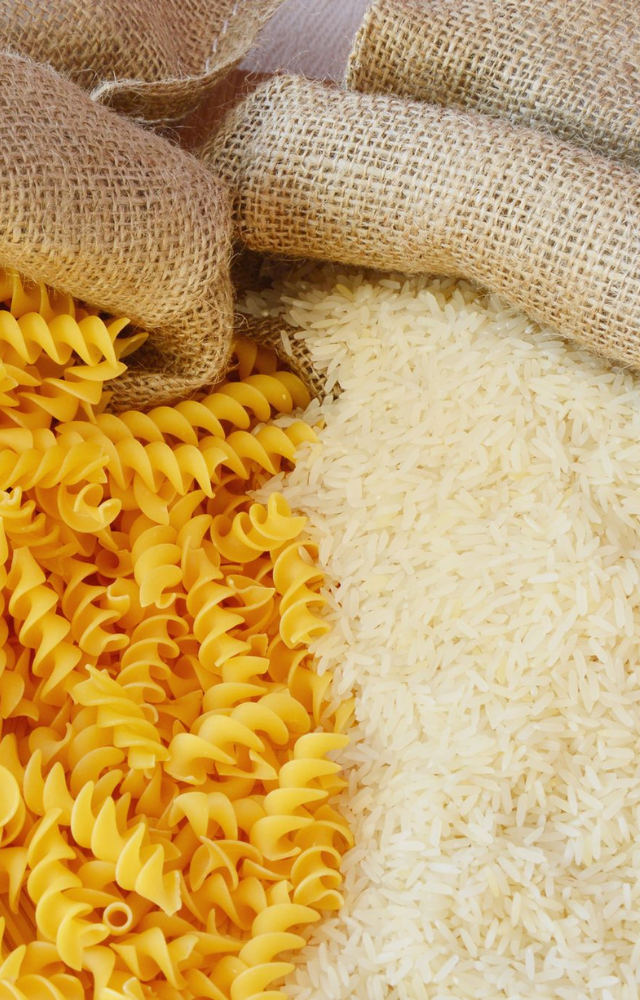 Refined grains like white bread, white rice, white pasta, and pastries are broken down quickly into sugar, causing spikes.