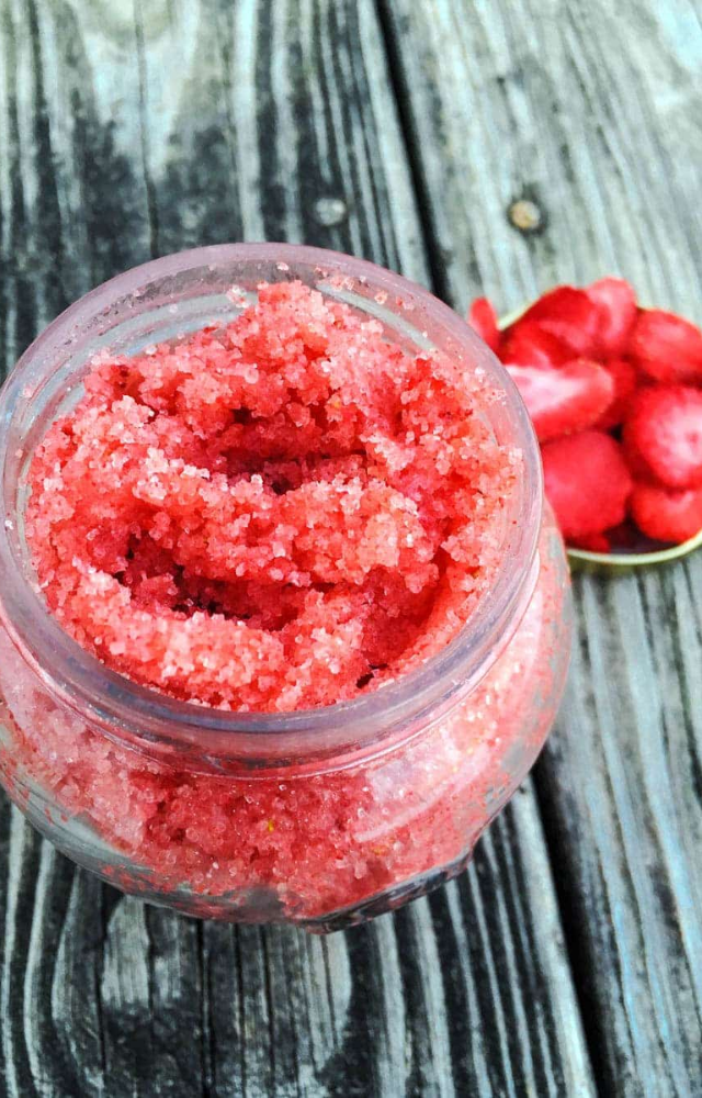 Combine sugar, edible oil, and a few drops of essential oil (like lavender or peppermint) for a relaxing treat. Package in small jars with cute labels.