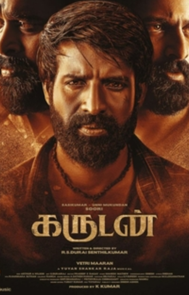  Soori, who transitioned from a comedian to a lead actor, shines as the protagonist Sokkan. His performance proves that his transformation is not a fluke