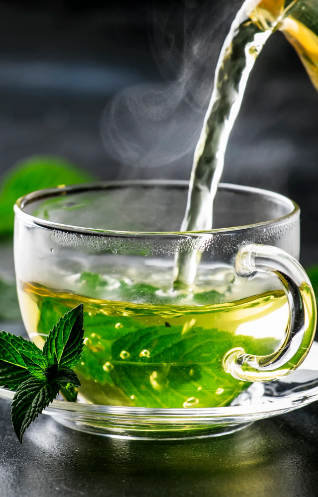 Green tea is packed with catechins, powerful antioxidants that fight cell damage and may reduce the risk of chronic diseases.