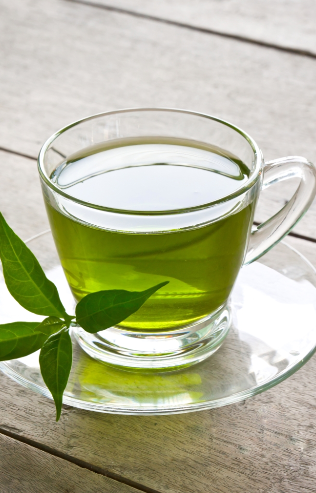 Green tea may aid in weight loss by boosting metabolism and fat burning.