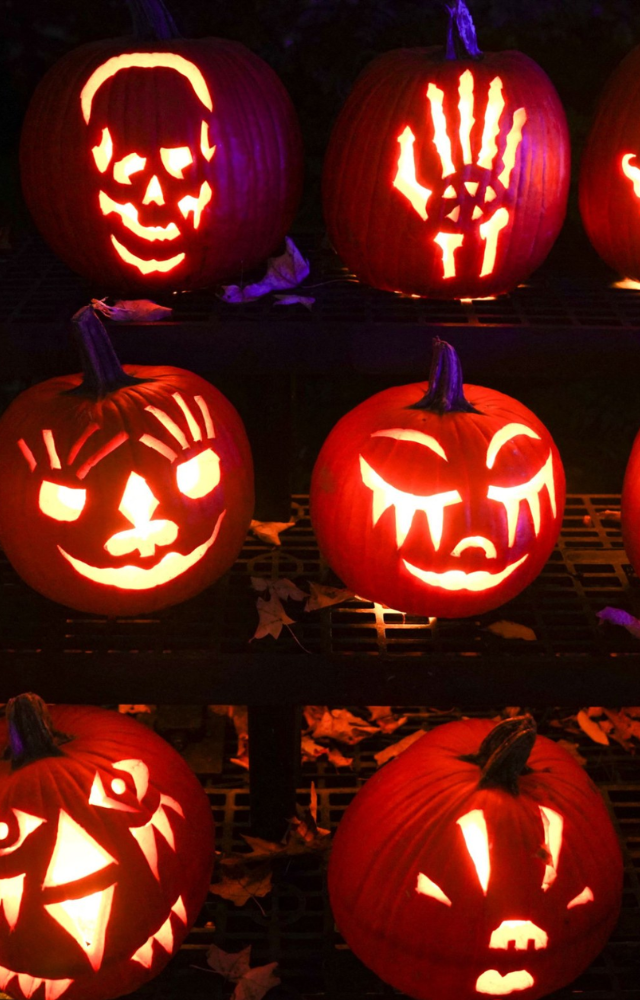 The convergence results in a captivating mix of Diwali`s illuminations and Halloween`s eerie atmosphere.