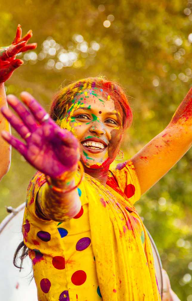 Holi bash at JVPD Ground, Juhu. DJs, dhol, rain dance, food, kids` area. Mar 14, 2025. INR 800+.