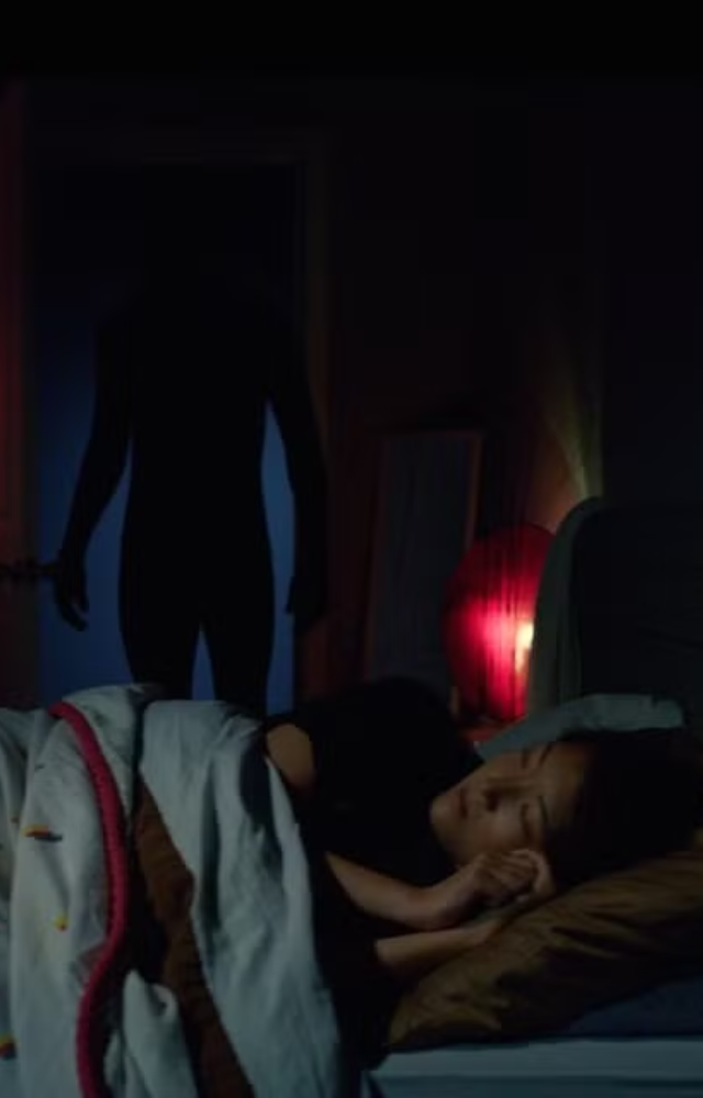 A girl faces terrifying sleep paralysis and night terrors in her new apartment. Watch it on Amazon Prime Video.
