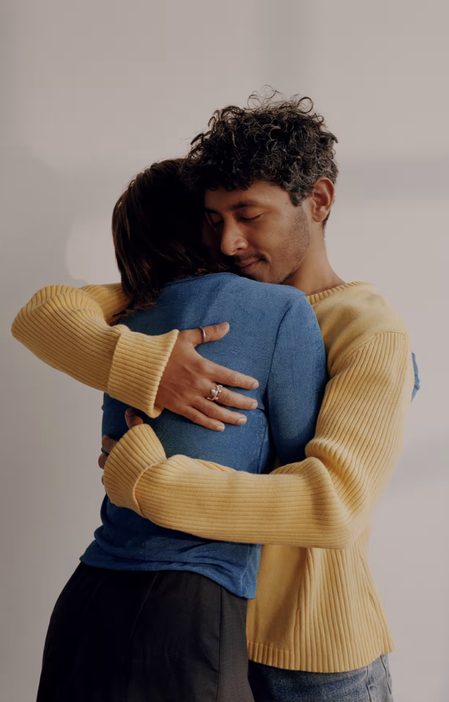 Physical touch helps regulate cortisol, reducing feelings of stress and anxiety.