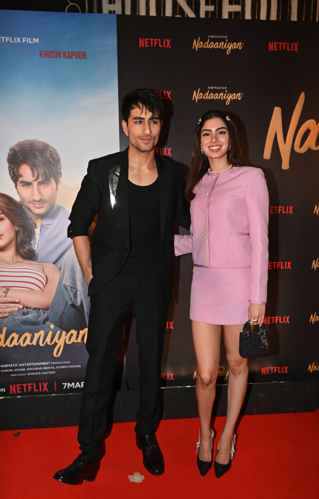 Last night, a special screening for Nadaaniyan was held in Mumbai, which saw many superstars under one roof cheering for Ibrahim Ali Khan and Khushi Kapoor.