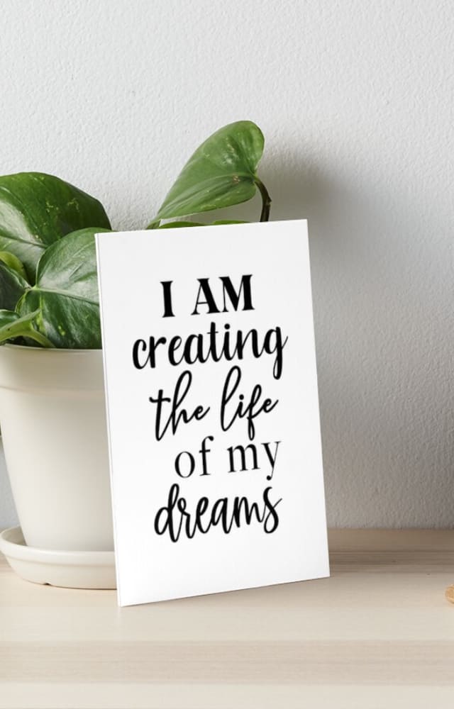 Manifest a life that you have always wanted to live. Sending out signals to the universe will return in greater form.