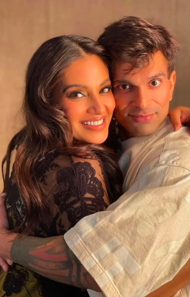 Hug and click! Karan Singh Grover and Bipasha Basu are just the most adorable couple.