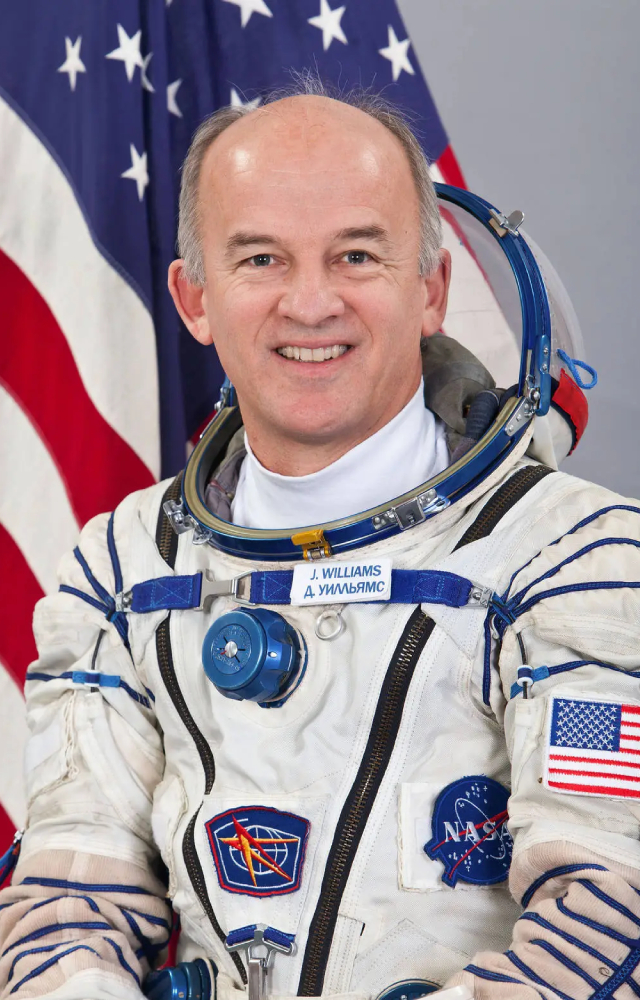 Another NASA astronaut who spent the most time in space, Jeff left Earth for 534 days across four missions, setting a US record for cumulative time in orbit.