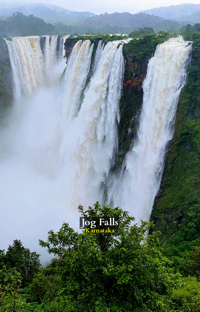 Jog Falls is a magnificent natural wonder located in the state of Karnataka, India. It is the second highest plunge waterfall in India, making it remarkable 