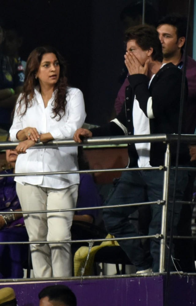 The co-owner of the team has often been spotted attending Kolkata matches and supporting her team through thick and thin.
